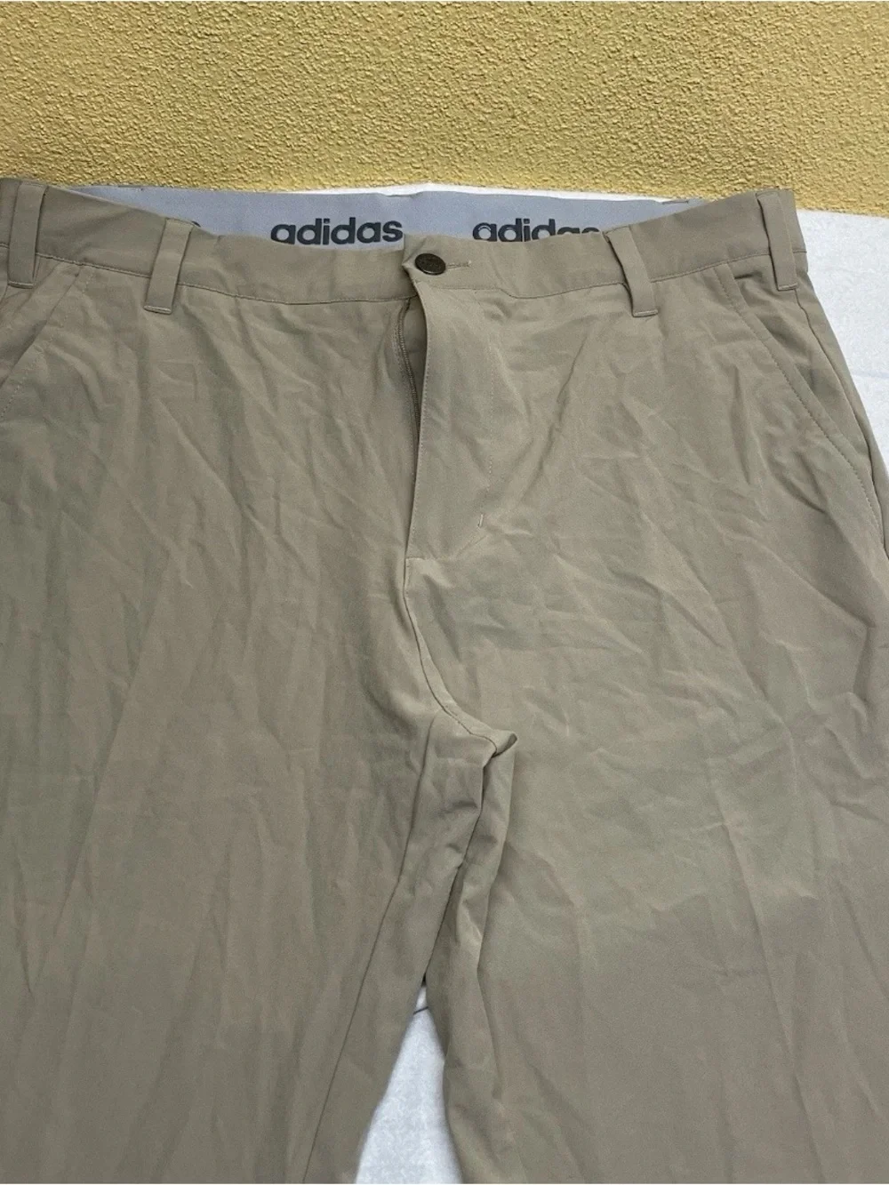 adidas Men's Tan Chino Golf Pants